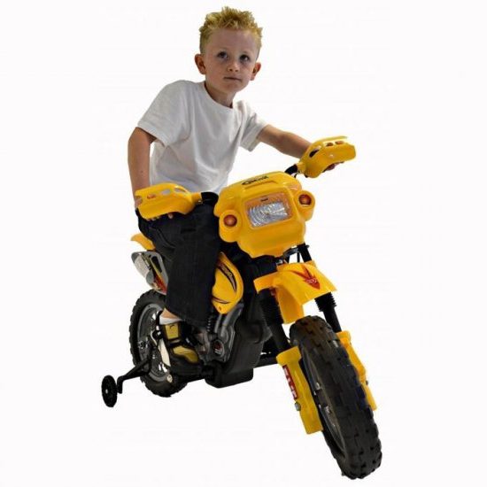 Vaikų motociklas ant baterijos
