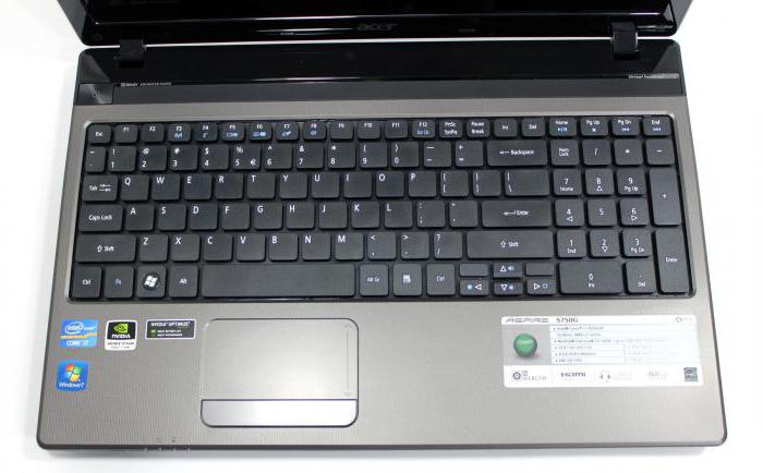 klaviatūra Acer Aspire 5750 