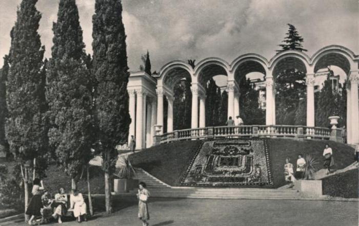  pajūrio parkas Jalta