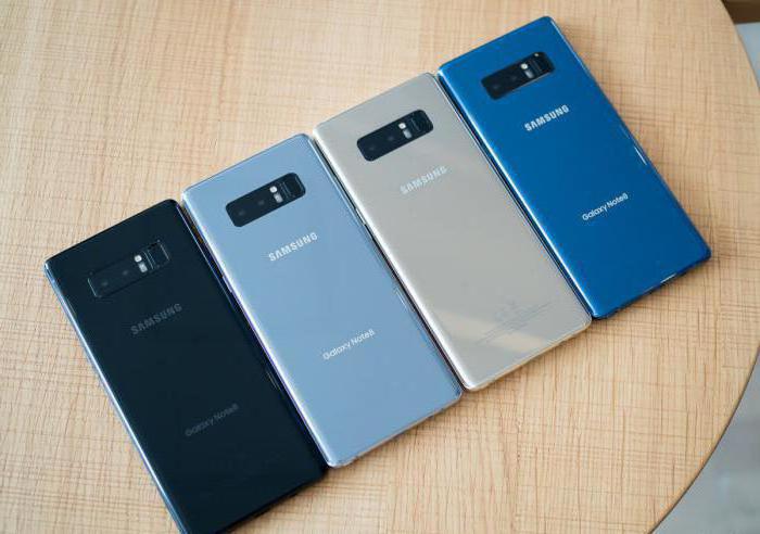 Samsung Galaxy 8 pastaba